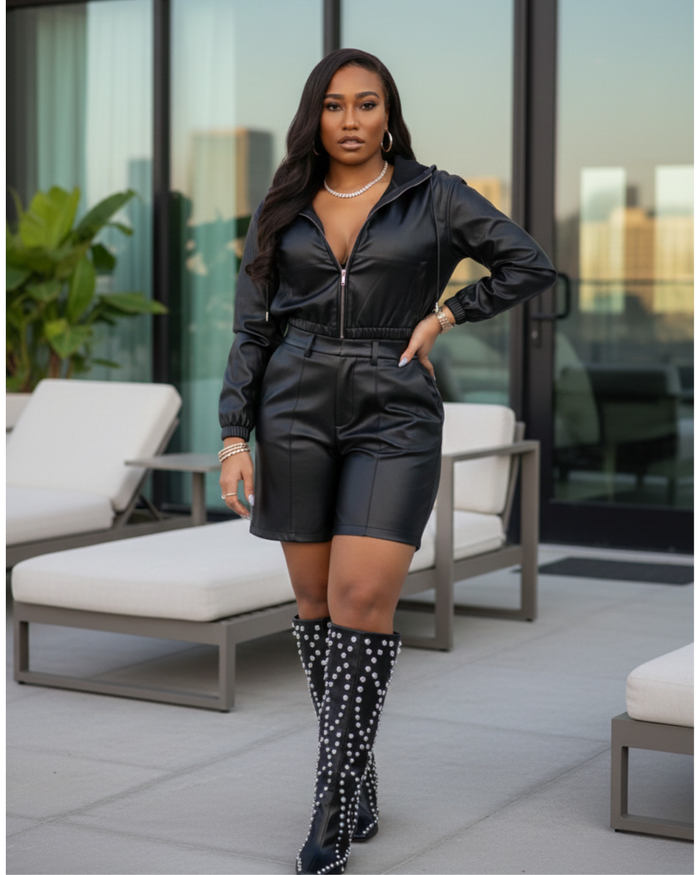 Legacy Leather Bermuda Set