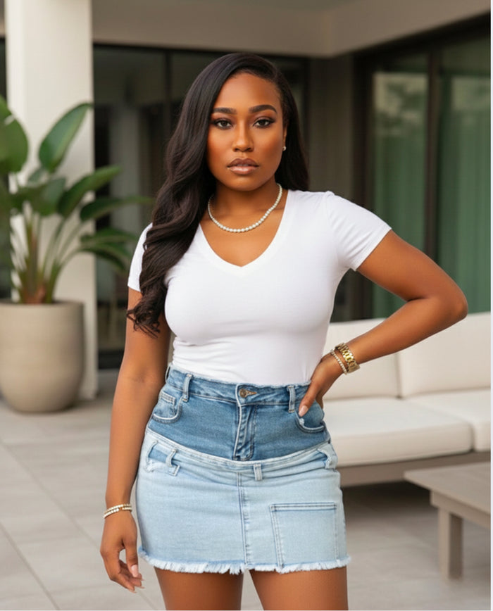 Denim Dolce Mini Skirt