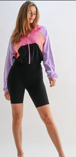 Sporty Queen Zip Up Set (Purple)