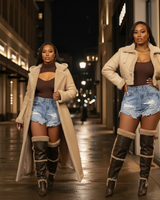 Two Way Convertible Trench Coat