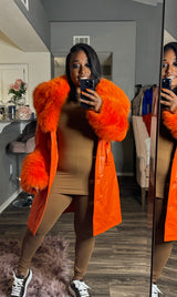 Snow Queen Trench (Orange)