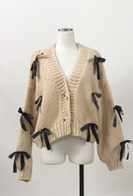 Razzle Ribbon Bow Cardigan