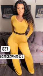 Qwanda Jumpsuit (Mustard)