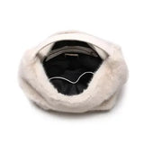 Tabi Fur Hobo Bag (Natural)
