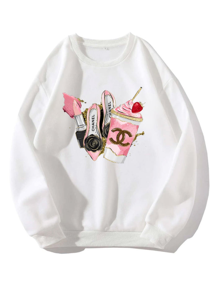 CC Delicious Crewneck Graphic Sweatshirt