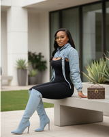 Suspense Denim Crop Jacket