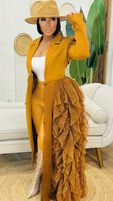 Kiara Blazer Dress (Rust)