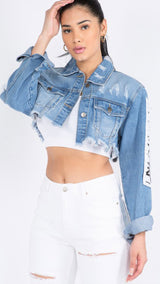 Fashion Tour Cropped Denim Jacket