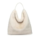 Tabi Fur Hobo Bag (Natural)