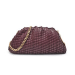 Kenya Oversized Clutch (Wine)