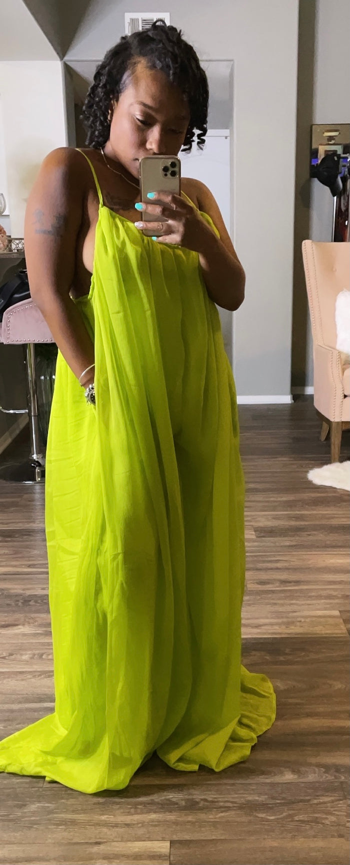 Lime Tings Jumpsuit