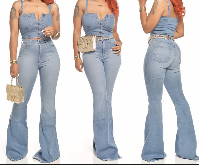 Imani Denim Set